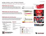 Kobus RollUp Litter Straps - Product Information Sheet