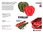 Kobus RollUP Litter Inflatable Pillow - Product Information Sheet