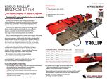 Kobus Enclosed RollUP Rescue Stretcher - Product Information Sheet