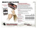 Bear Claw Gloves - Product Information Sheet