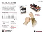 Bear Claw Gloves - Product Information Sheet