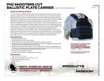 PH2 Shooters Cut Ballistic Plate Carriers with Cummerbund - Product Information Sheet