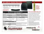 M7X Level III+ Enhanced Ballistic Plate Armor Data Sheet
