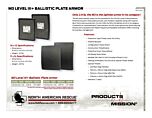 M3 - Level III+ Ballistic Armor - Product Information Sheet