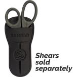 XShear<sup>®</sup> Soft Holster - Black - front view with shears (sold separately)