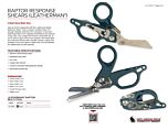 Leatherman Raptor Response Shears - Product Information Sheet