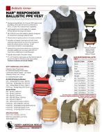 NAR Responder Ballistic PPE Vest with MOLLE - Product Information Sheet