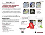 ClearDecon Kit - 2.5 Gallon - Product Information Sheet