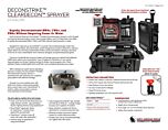 Deconstrike ClearDecon Sprayer - 2.5 Gallon - Product Information Sheet