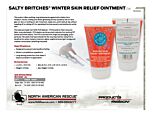 Salty Britches Winter Skin Ointment (2 oz) - Product Information Sheet