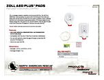 ZOLL AED Plus Pads - Pedi-padz II - Product Information Sheet