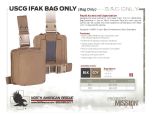 USCG IFAK Bag Only Product Information Sheet