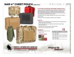 NAR-4 Chest Pouch Bag Product Information Sheet