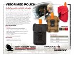 Visor Med Pouch Product Information Sheet