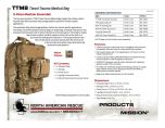 TTMB - Tiered Trauma Medical Bag Ensemble - Product Information Sheet