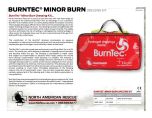 BurnTec Minor Burn Dressing Kit - Product Information Sheet