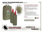 Naval Gun Response BAG ONLY Product Information Sheet