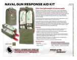 Naval Gun Response Aid Kit Product Information Sheet