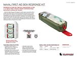 Naval First Aid Box Response Kit Product Information Sheet