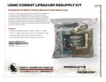 USMC Combat Lifesaver CLS Resupply Kit - Product Information Sheet