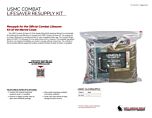 USMC Combat Lifesaver CLS Resupply Kit - Product Information Sheet