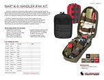 NAR K-9 Handler IFAK - Product Information Sheet