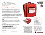 Public Access Bleeding Control - 8-Pack - Nylon - Product Information Sheet