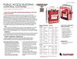 Public Access Bleeding Control Stations - Clear - Product Information Sheet