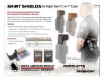 Rigid Case Shirt Shields Product Information Sheet