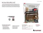 M-FAK Resupply Kit - Product Information Sheet
