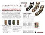 K9 Handler ROO M-FAK - Prod Information Sheet