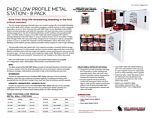 PABC Low Profile Metal Station - 8 Pack - Product Information Sheet