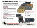 Reflex IFAK System Bag (Roll & Carrier) - Product Information Sheet