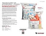 Trauma and First Aid Resupply Kit - Class B - Product Information Sheet