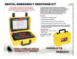 Dental Emergency Response Kit - Product Information Sheet