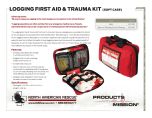 Logging First Aid Kit & Trauma - Soft Case - Product Information Sheet