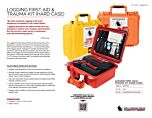 Logging First Aid & Trauma Kit - Hard Case - Product Information Sheet