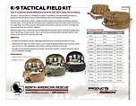 K-9 Tactical Field Kit Product Information Sheet