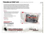 Trauma and First Aid Essential Bleeding Control Kit - Product Information Sheet