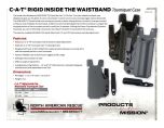 C-A-T Rigid Inside-The-Waistband (IWB) Tourniquet Case - Product Information Sheet