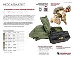 Medic Assault Kit - Basic and Advanced - Product Information Sheet