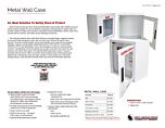 Metal Wall Case - Product Information Sheet