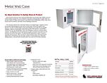 Metal Wall Case - Product Information Sheet