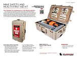 Mine Safety and Health First Aid Kit - Product Information Sheet