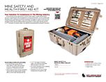 Mine Safety and Health First Aid Kit - Product Information Sheet