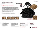 Squad Bag (Gen 2) - Product Information Sheet