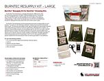 BurnTec Resupply Kit - Large - Product Information Sheet