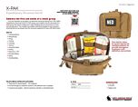 X-PAK Expeditionary Personnel Aid Kit Product Information Sheet