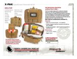 X-PAK Expeditionary Personnel Aid Kit Product Information Sheet