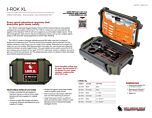 I-ROK XL Kit Product Information Sheet
